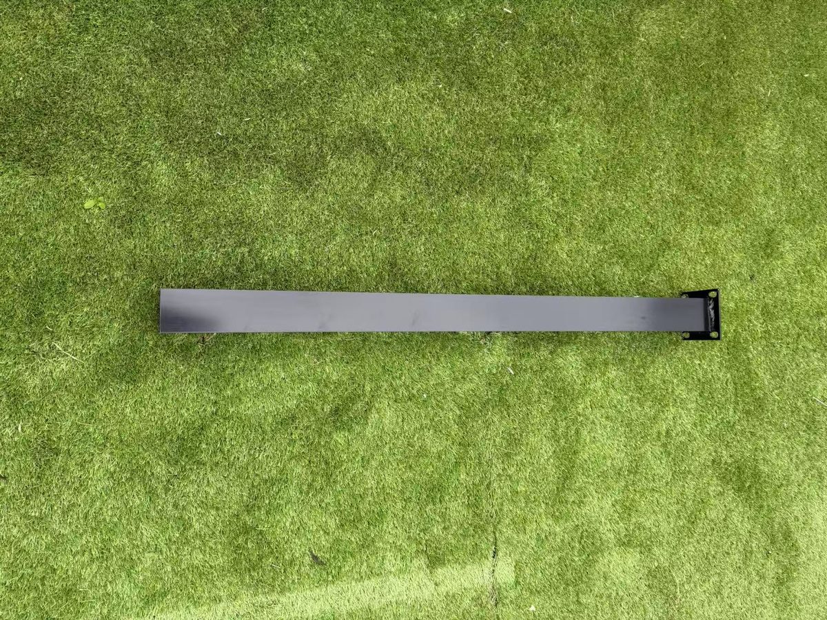 1.3m 80x80 Post with Base (Black)